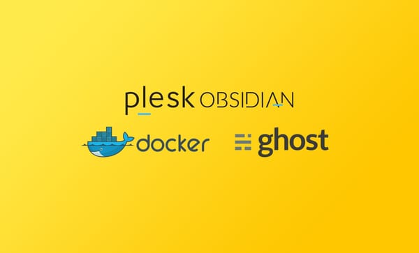 Ghost con Docker en Plesk Obsidian